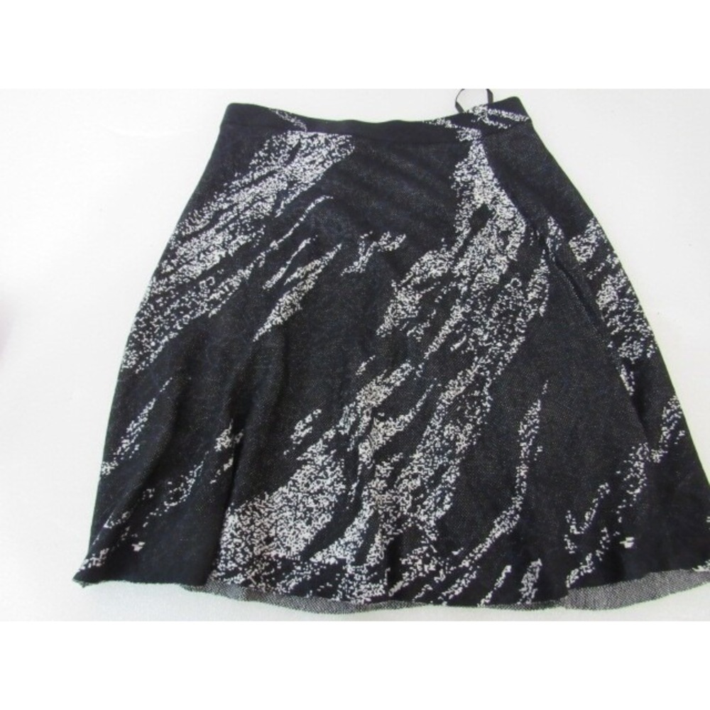 BCBGMAXAZRIA Womens Mini Length‎ Stretch Silk Rayon Skirt Black Size M